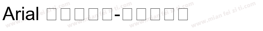 Arial 阿拉伯字体字体转换